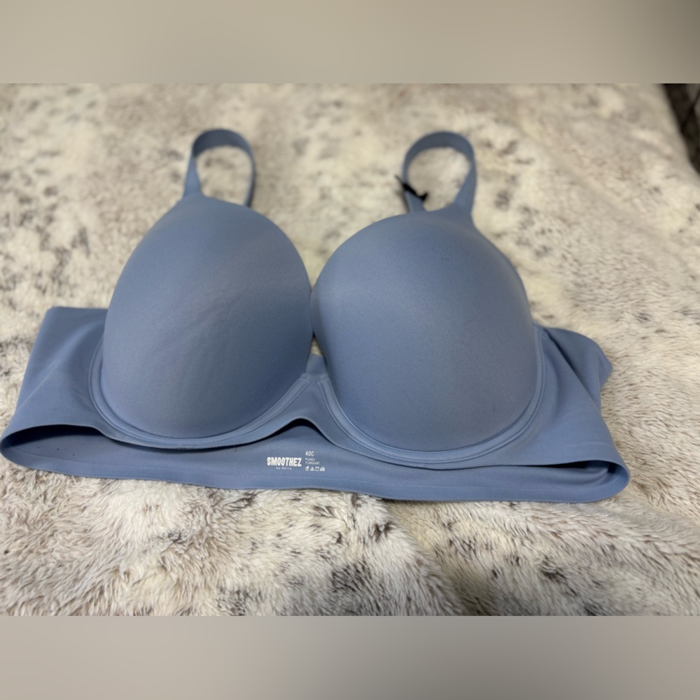 NWOT 40C Aerie Blue Seamless T-Shirt Bra with Full Coverage